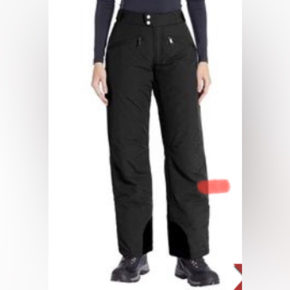 White Sierra Snow Pants Ski Pants Winter Sledding Pant Sz Large Adjustable waist